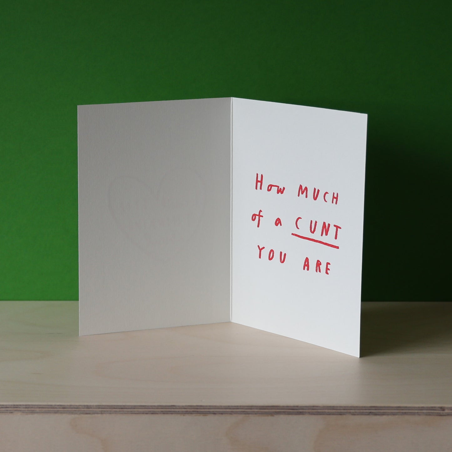 I can't stop - 6 greetings cards