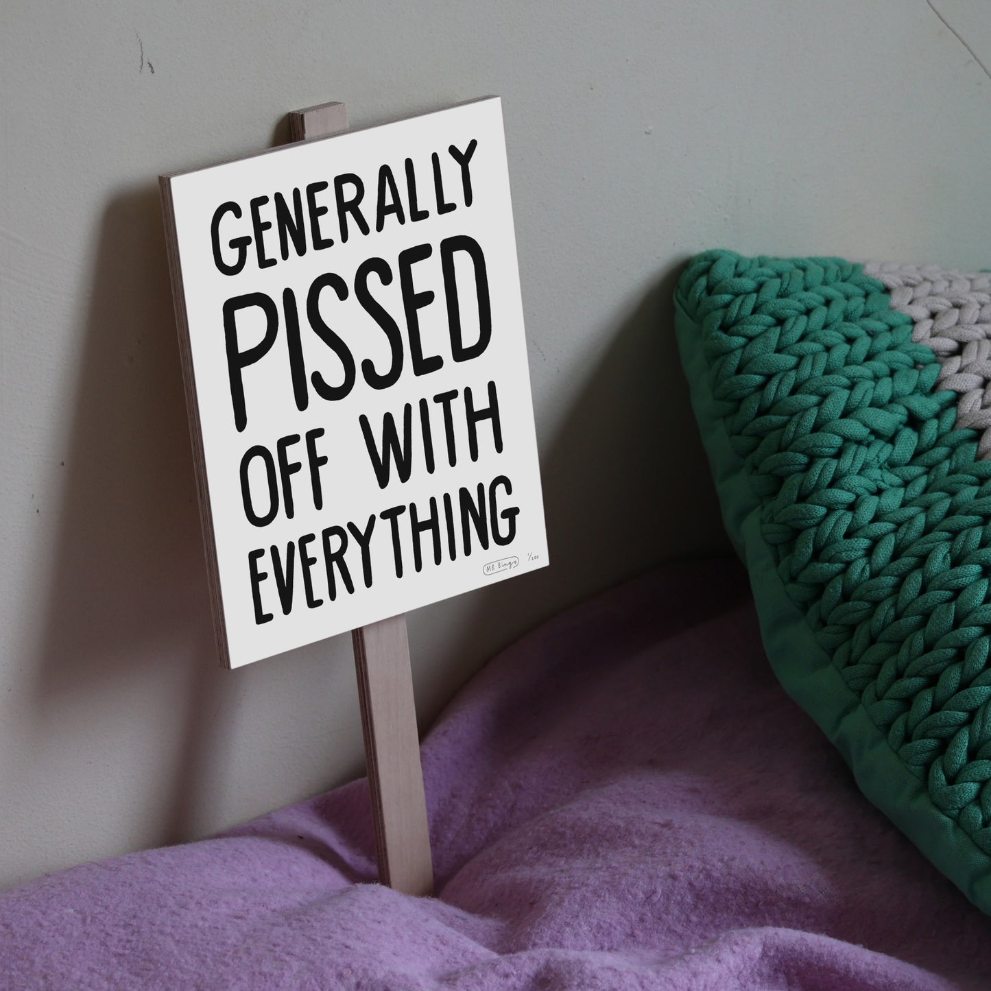 GENERALLY PISSED OFF WITH EVERYTHING - Shipping June 7th