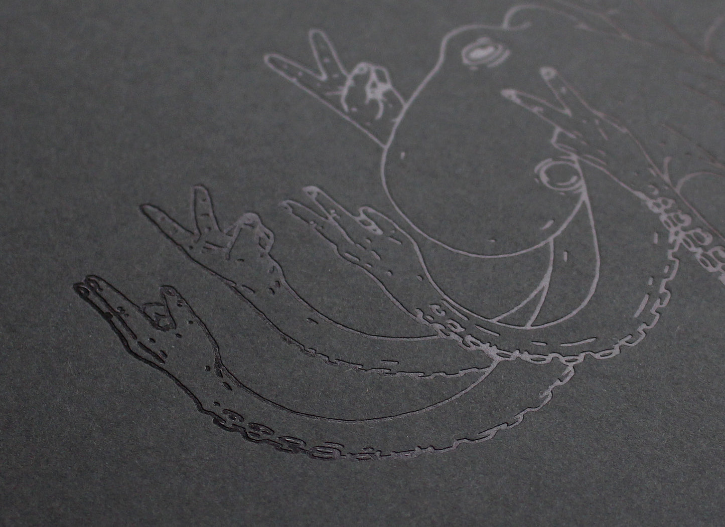 Fuckofftopus black/black edition - Artist Proof