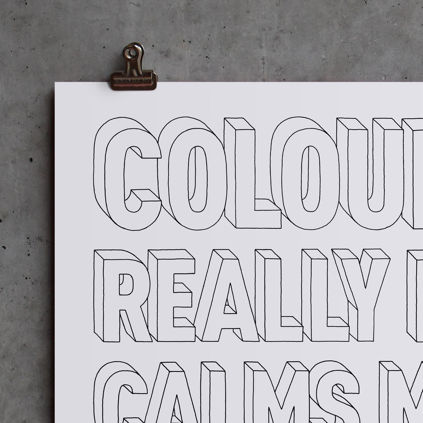 Colouring In