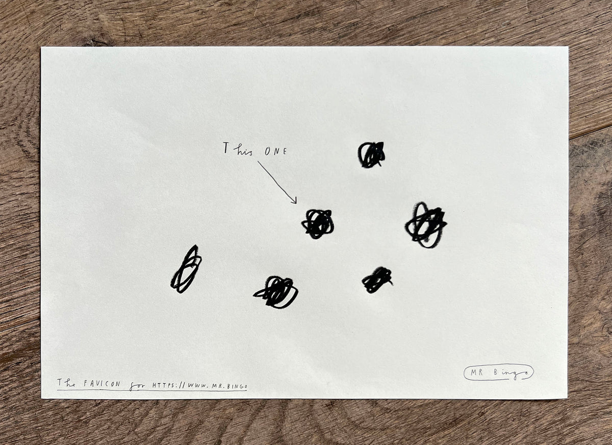 My website Favicon - original drawing