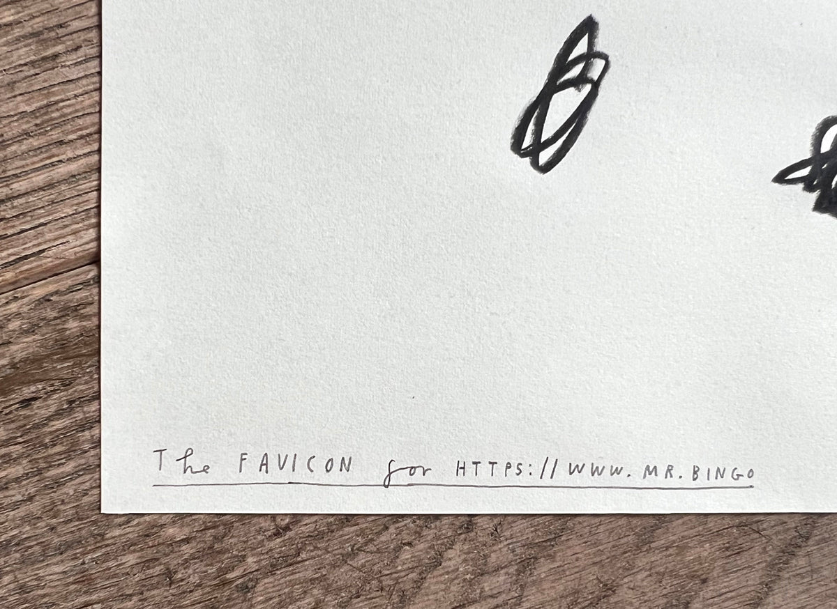 My website Favicon - original drawing