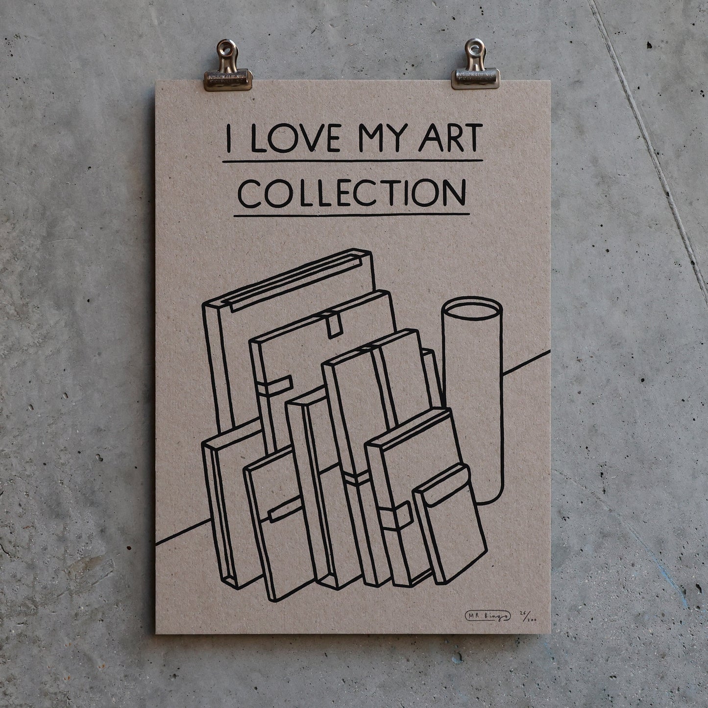 I love my art collection