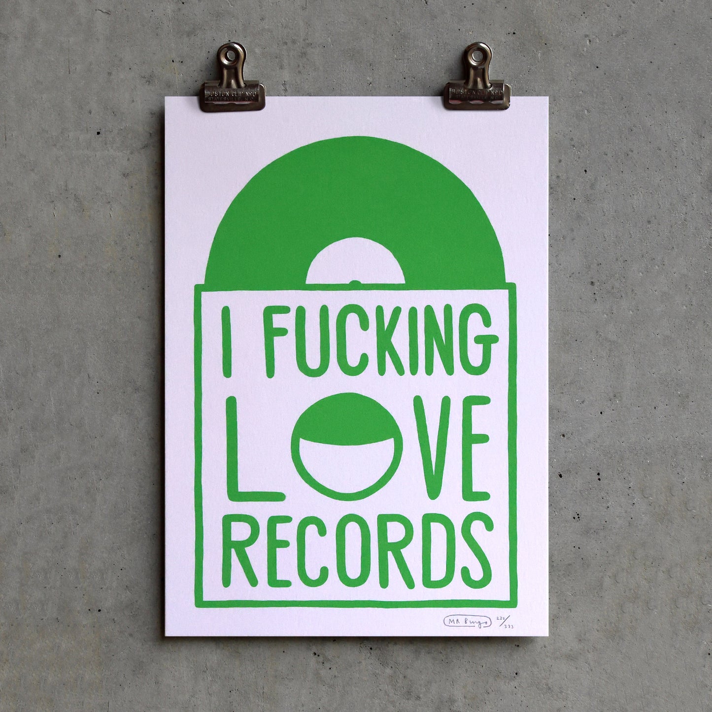 I fucking love records