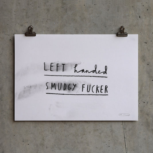 Left handed - original drawing