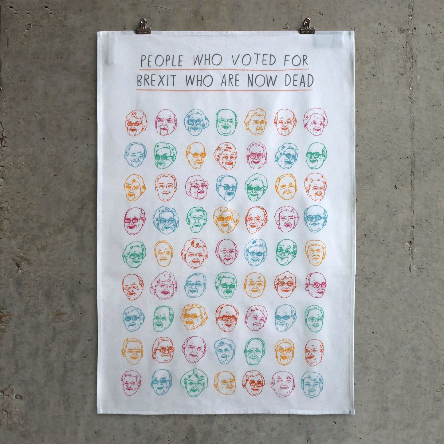 Brexit tea towel