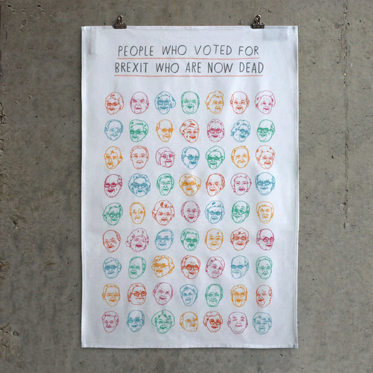 Brexit tea towel