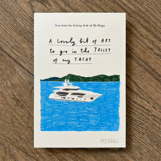 Yacht - Original drawing