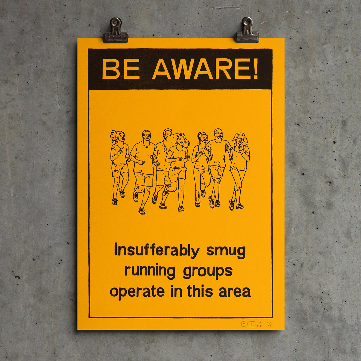 Running Groups  - Artist Proof